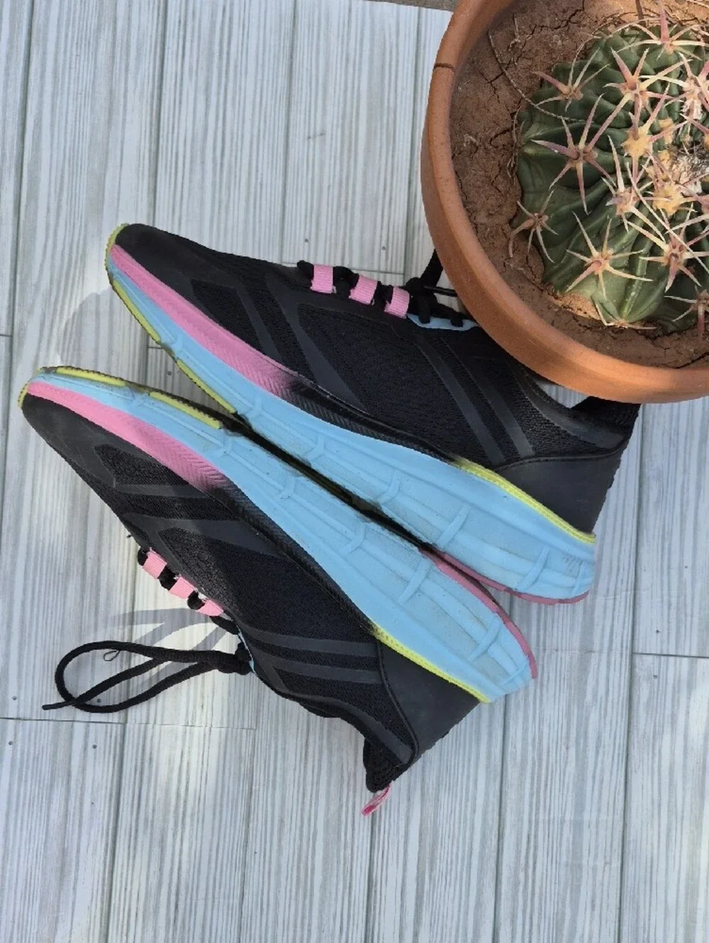 Womens RBX Black Athletic Sneakers